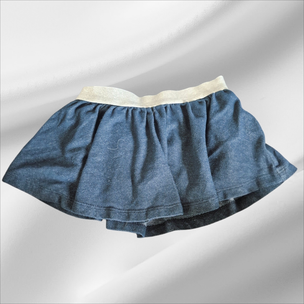 ⭐️⭐️5/$15 Jumping Beans Navy Skirt with Silver Glitter Waistband